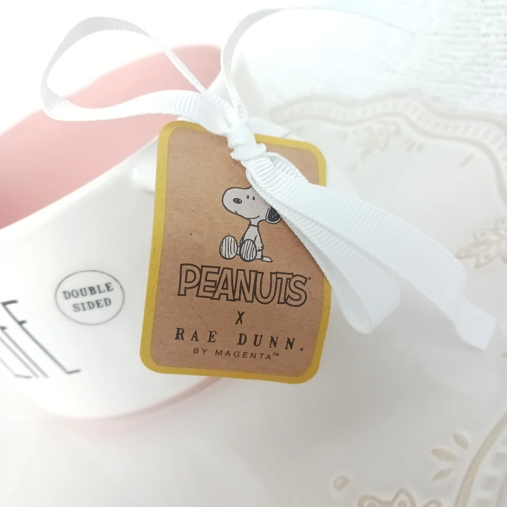 Rae Dunn × Peanuts Puppy Life Ceramic Dog Dish Bowl Mug